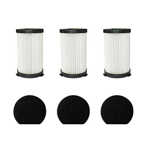 3 filtros de repuesto + 3 esponja para aspiradora MooSoo D600 D601 MooSoo D600 y Ariete Handy Force 2761, accesorios para aspiradora Iwoly V600